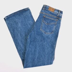 Gap True Vintage 70s 80s Boot Cut Blue Denim Jeans 36x34 Hong Kong